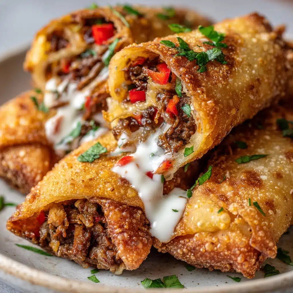 Crispy Nacho Egg Rolls Recipe - Recipe Image