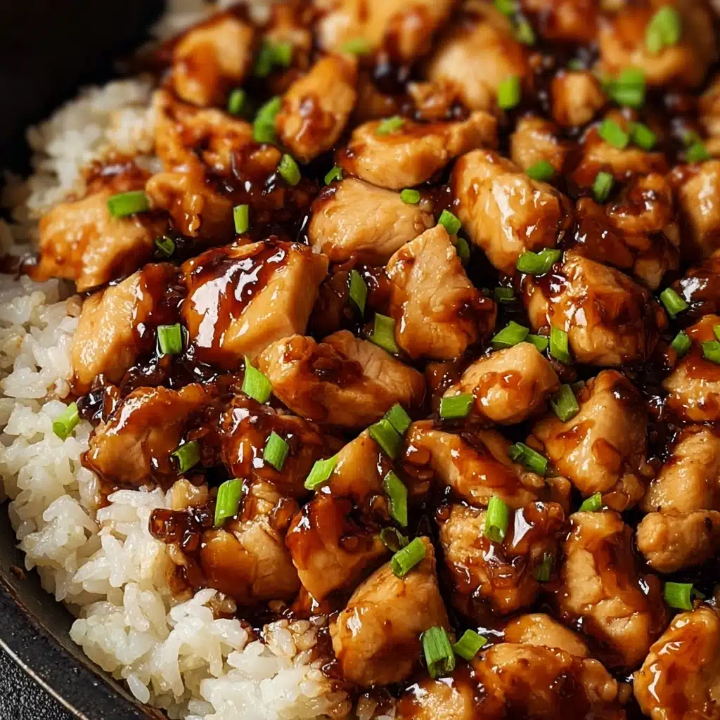 Honey BBQ Chicken Rice Recipe - Recipe Image