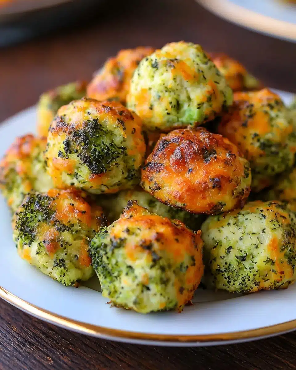 Baked Broccoli Cheese Balls Recipe