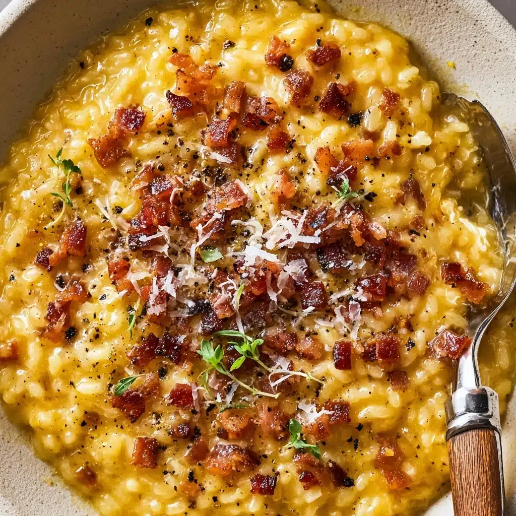 Pumpkin Risotto with Bacon & Parmesan Recipe - Recipe Image