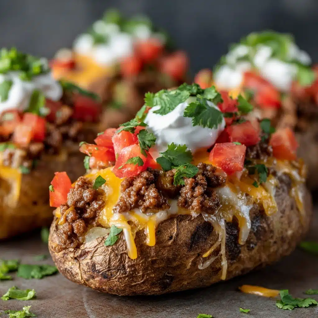 Cheesy Taco Potatoes Recipe - Recipe Image