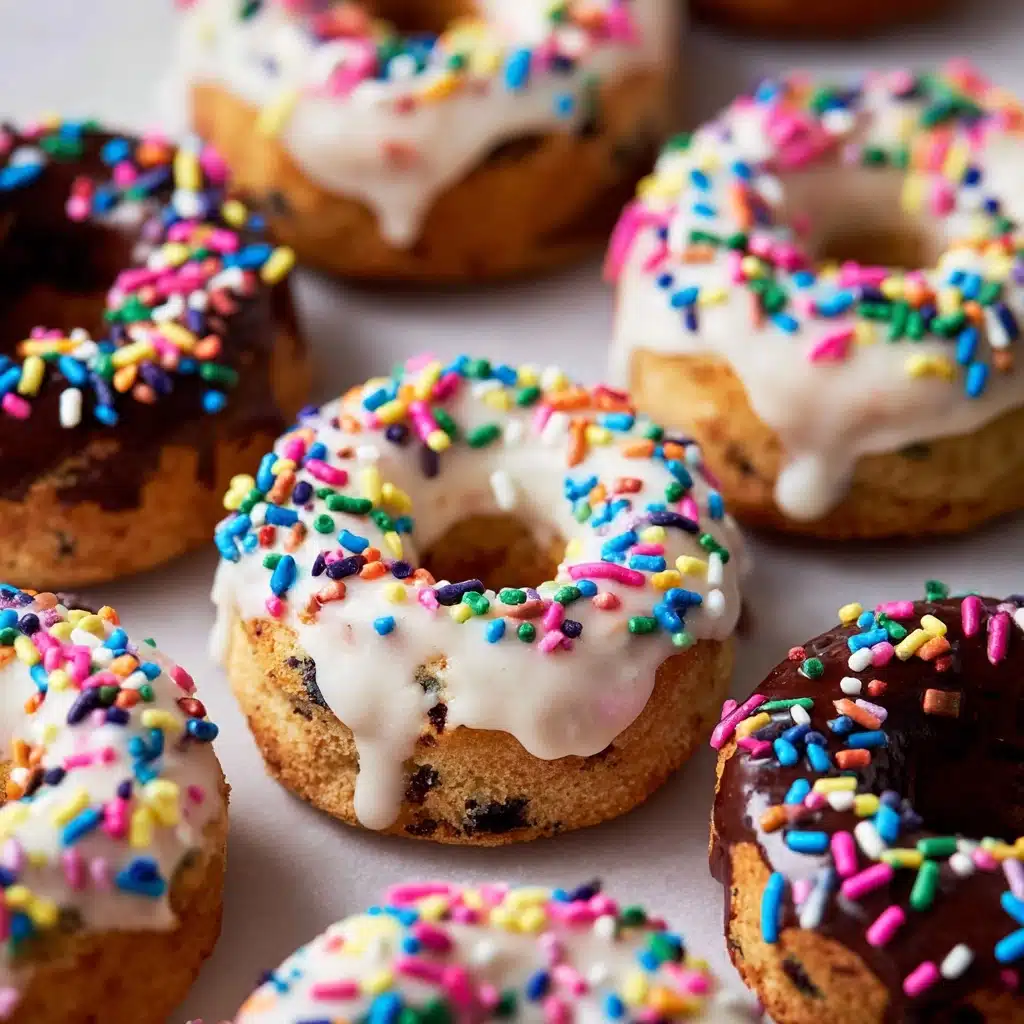 Low Fat Funfetti Cake Mix Donuts Recipe - Recipe Image