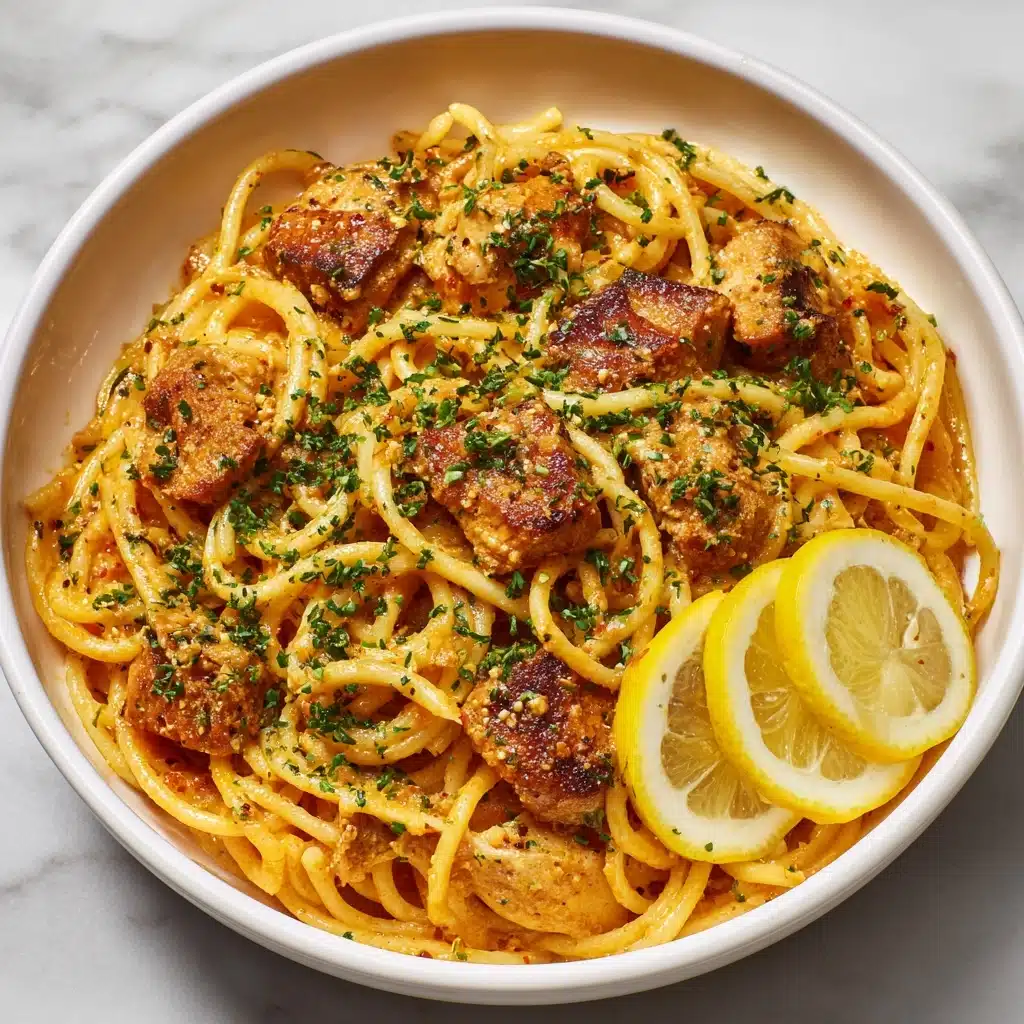 Cowboy Butter Chicken Linguine Recipe - Recipe Image