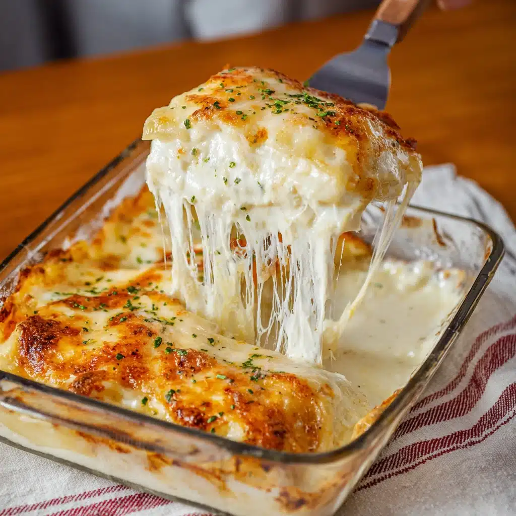Chicken Alfredo Manicotti Recipe - Recipe Image