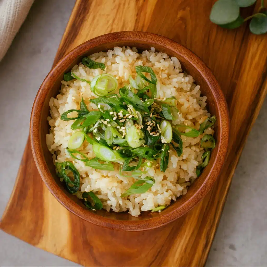 Miso Garlic Butter Rice Recipe - Recipe Image