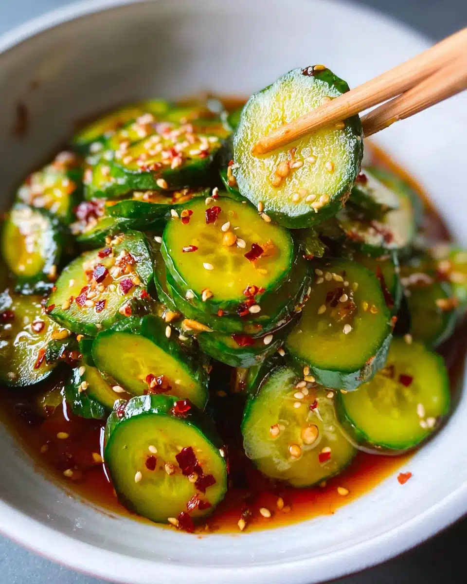 Easy Asian Cucumber Salad Recipe