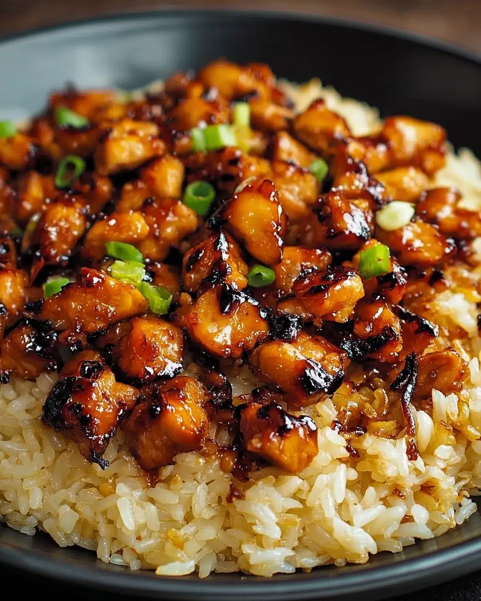 Honey BBQ Chicken Rice Recipe