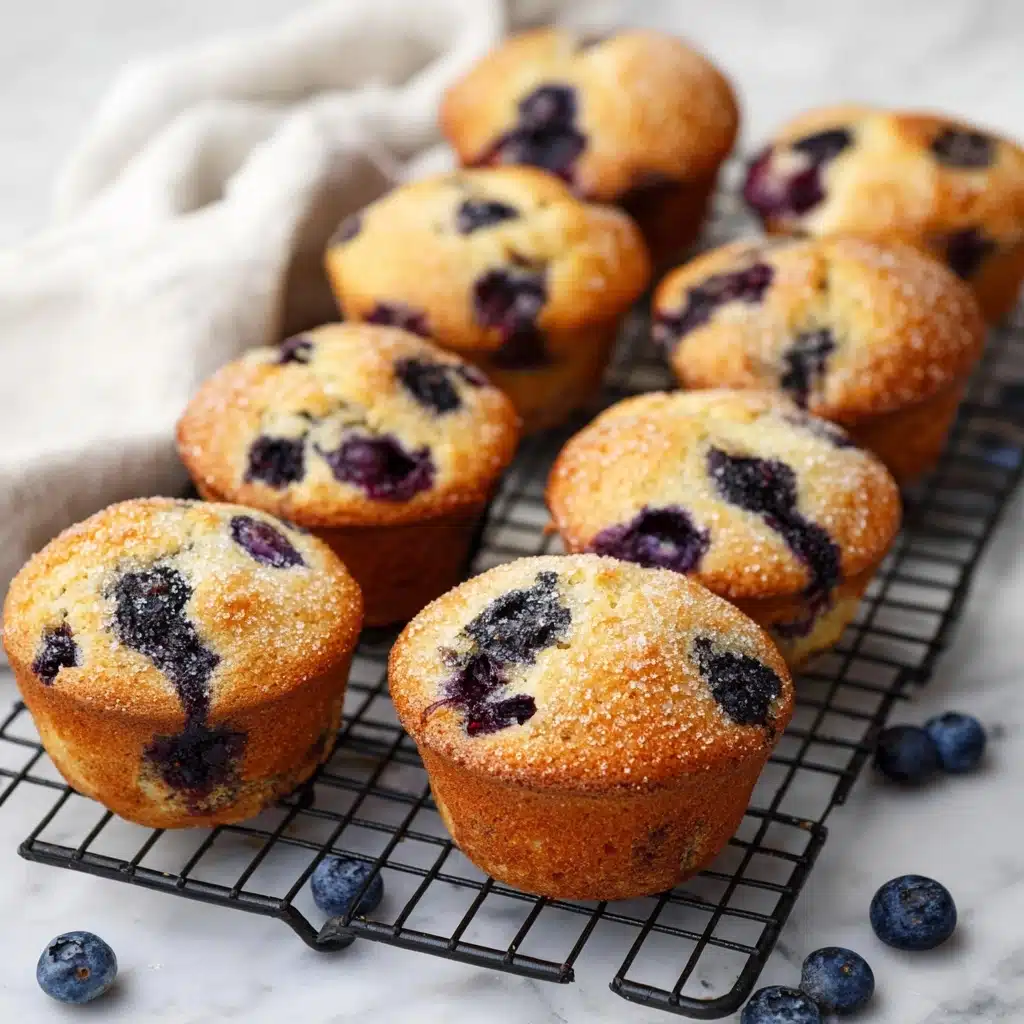 Blueberry Applesauce Muffins Recipe - Recipe Image