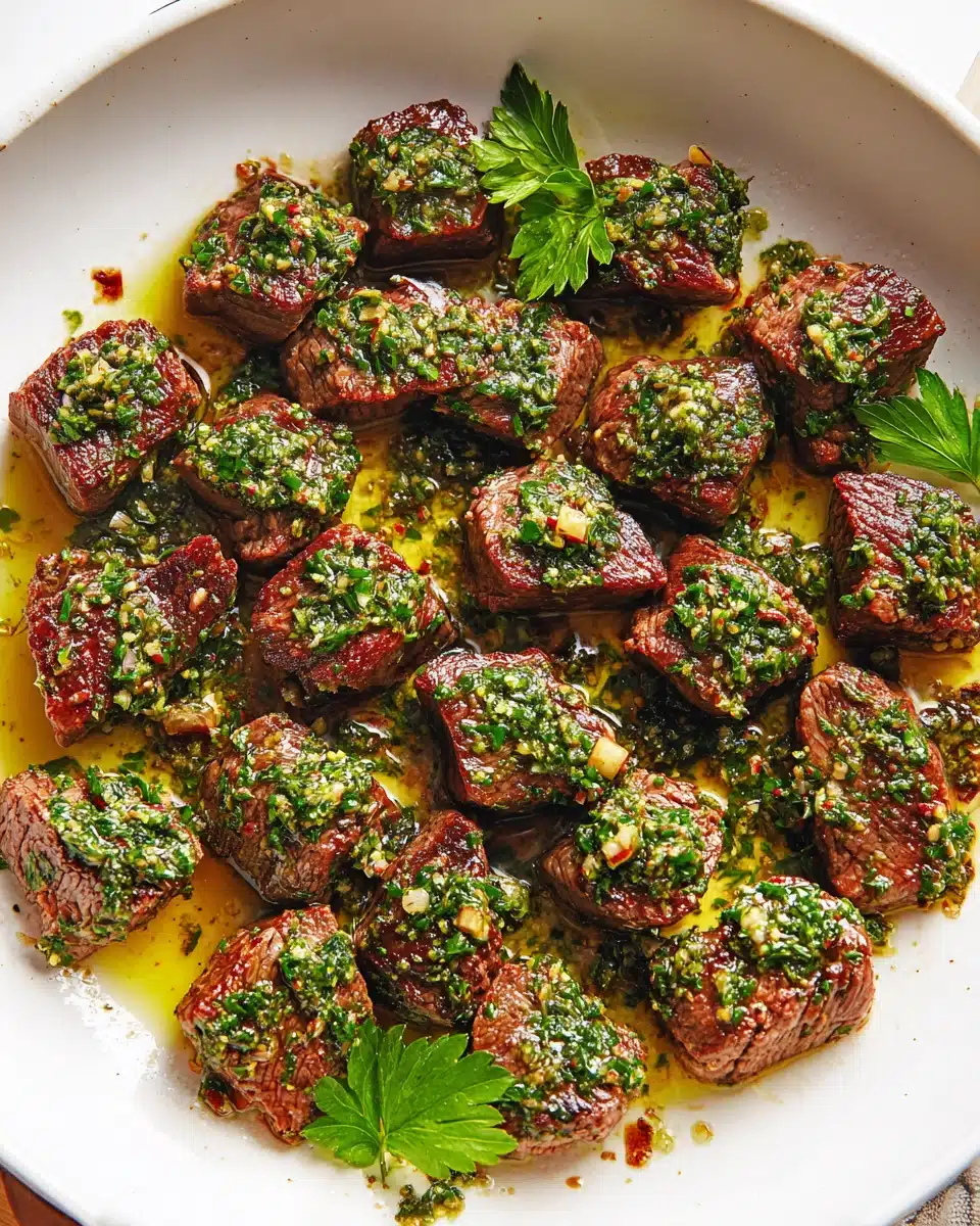 Chimichurri Steak Bites Recipe