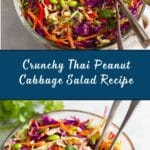 Thai Peanut Cabbage Salad Recipe