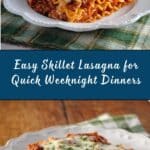 Easy Skillet Lasagna Recipe