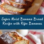 Moist Banana Bread Recipe