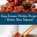 Easy Sesame Chicken Recipe