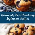 Blueberry Applesauce Muffins Recipe