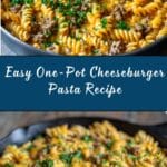 One-Pot Cheeseburger Pasta Recipe