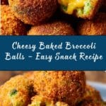 Baked Broccoli Cheese Balls Recipe