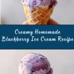 Blackberry Ice Cream Recipe
