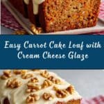 Easy Carrot Cake Loaf Recipe