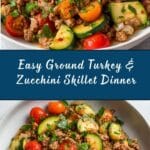 Ground Turkey and Zucchini Skillet Recipe
