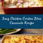 Chicken Cordon Bleu Casserole Recipe