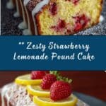 Strawberry Lemonade Pound Cake Recipe