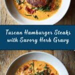 Tuscan Hamburger Steaks Recipe