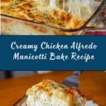 Chicken Alfredo Manicotti Recipe