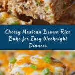Mexican Brown Rice Bake Recipe