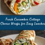 Cucumber Cottage Cheese Wraps Recipe