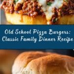 Old School Pizza Burgers Recipe