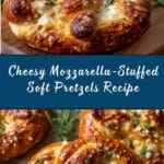 Mozzarella-Stuffed Soft Pretzels Recipe
