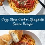 Slow Cooker Spaghetti Sauce Recipe
