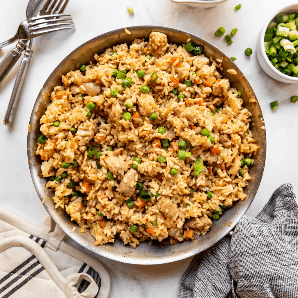 Orange Chicken Fried Rice Recipe