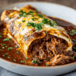 Creamy Chile Colorado Burritos Recipe