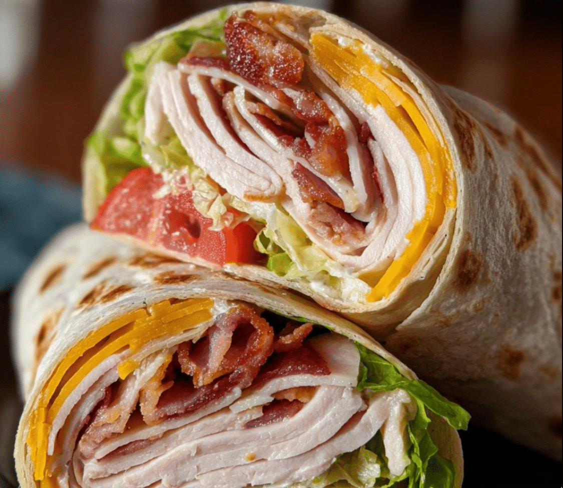 Turkey Ranch Club Wrap Recipe
