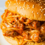 Cheesy Spaghetti Sloppy Joes Recipe