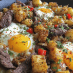 Savory Steak & Potato Breakfast Hash Recipe