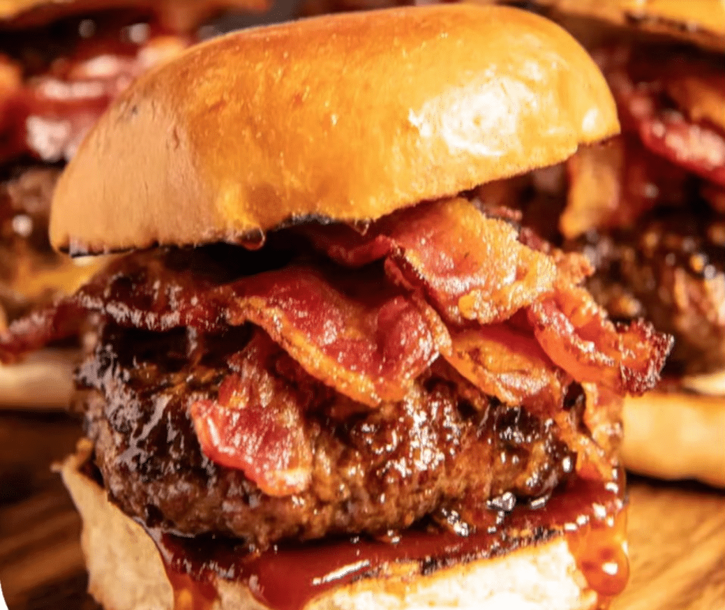 Juicy Elk & Hickory Bacon Burgers Recipe