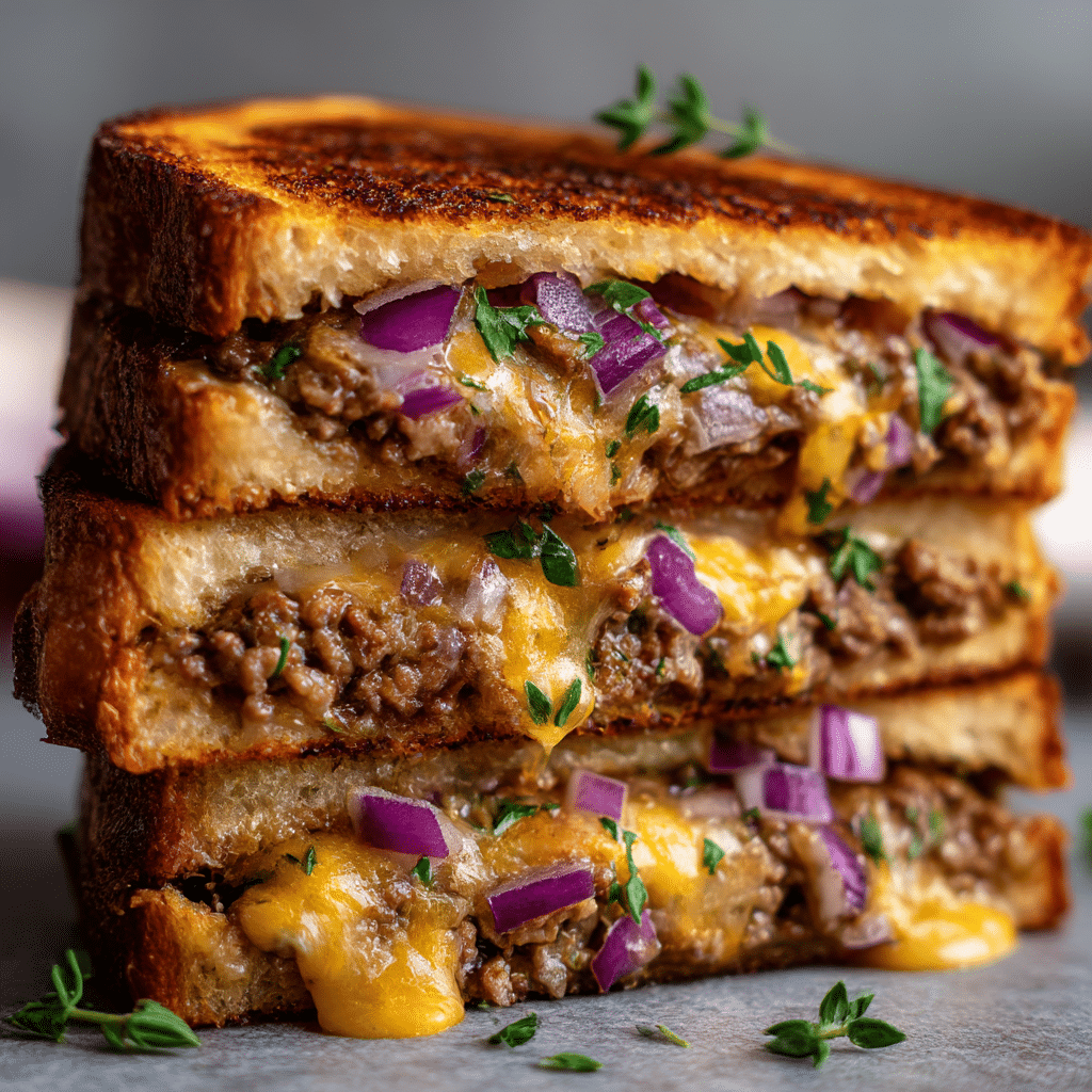 Smashing Patty Melts with Signature Sauce Recipe