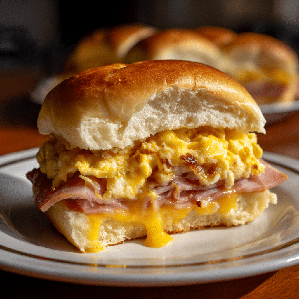 Peameal Bacon Breakfast Sliders Recipe