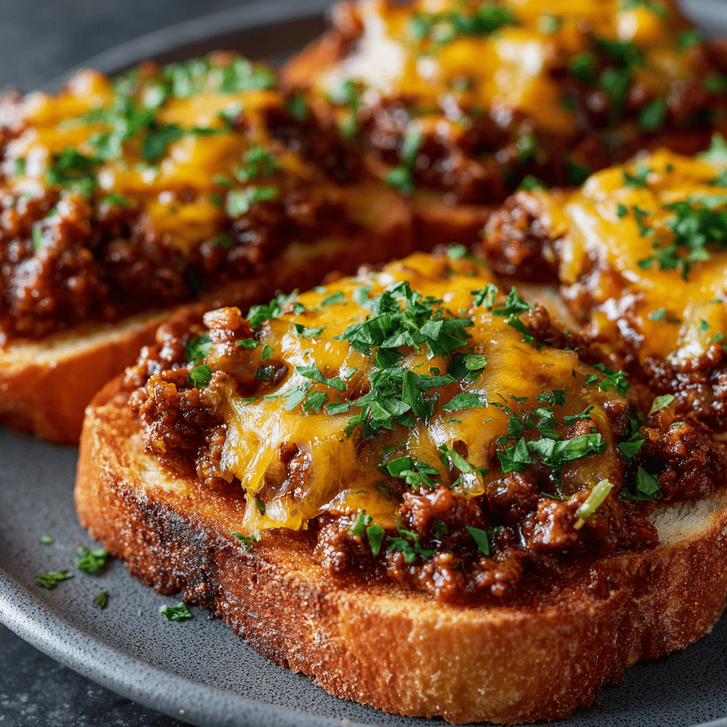 Texas Toast Sloppy Joes Recipe
