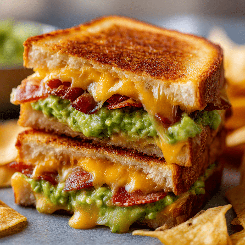Bacon Guacamole Grilled Cheese Recipe