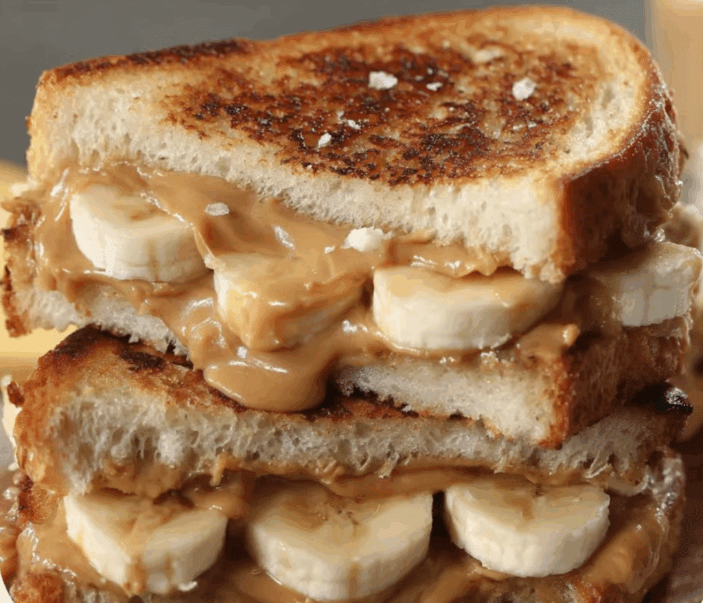 Grilled Peanut Butter Banana Sandwich Recipe