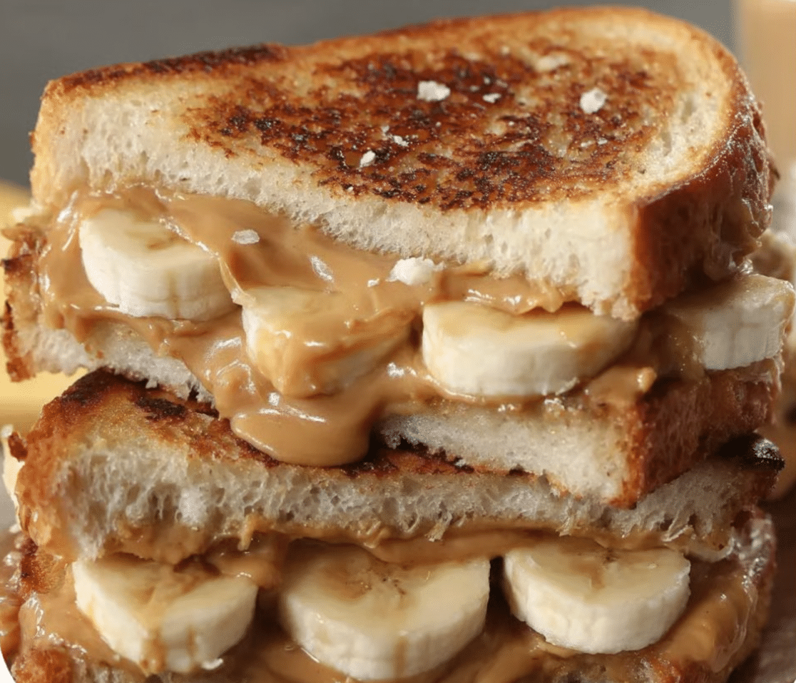 Grilled Peanut Butter Banana Sandwich Recipe