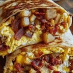 Bacon, Egg & Cheese Breakfast Burrito Recipe